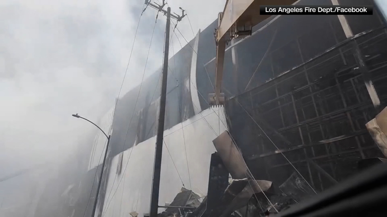Solar panel test may be linked to massive Los Angeles warehouse fire, officials say