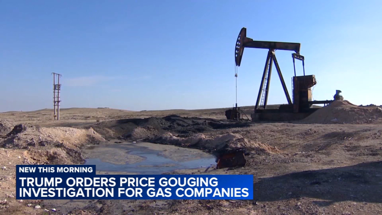 Trump orders DOJ to investigate oil companies for alleged price gouging