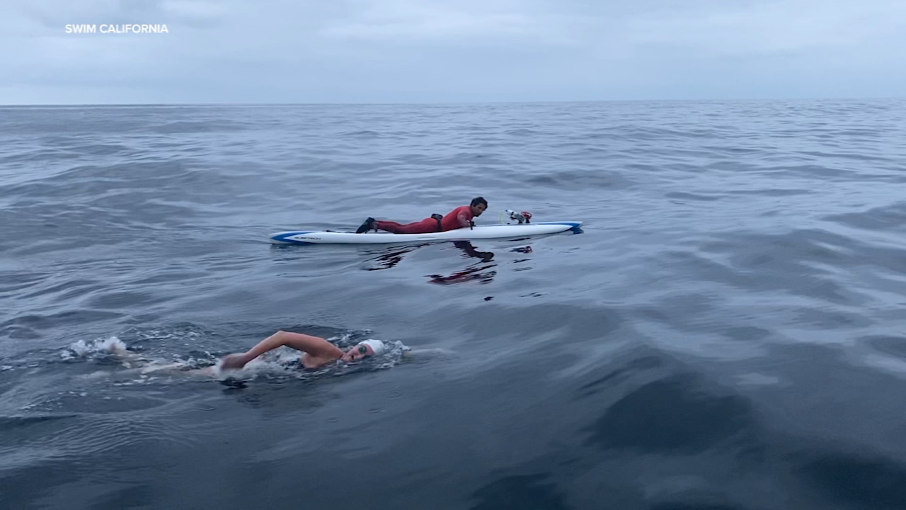 Bay Area swimmer prepares for historic attempt to swim entire California coast