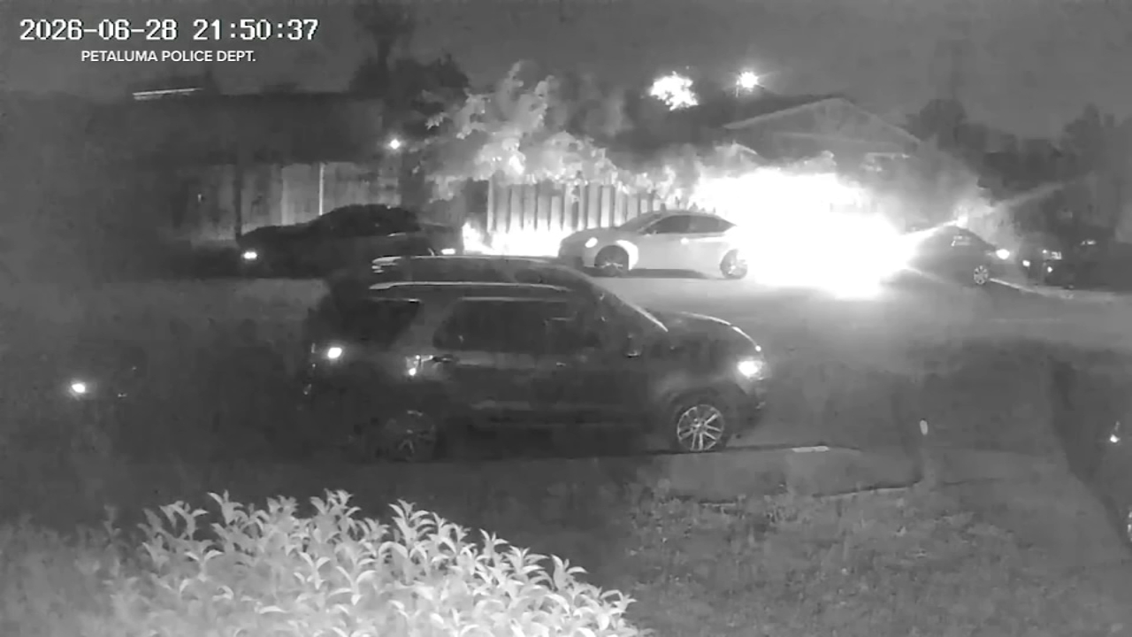Petaluma man faces felony charges after allegedly launching firework at neighbor's home: video