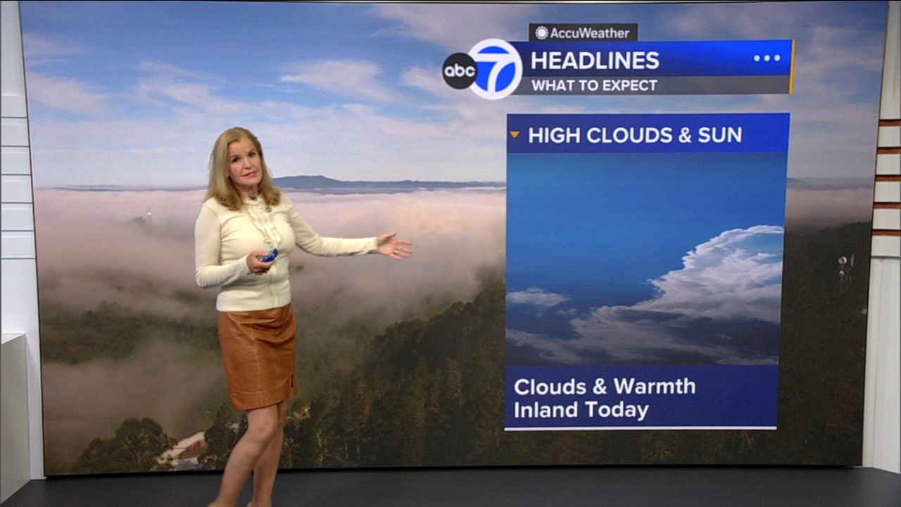 AccuWeather Forecast: High clouds and warmth inland; Coastal Flood Advisory remains in effect
