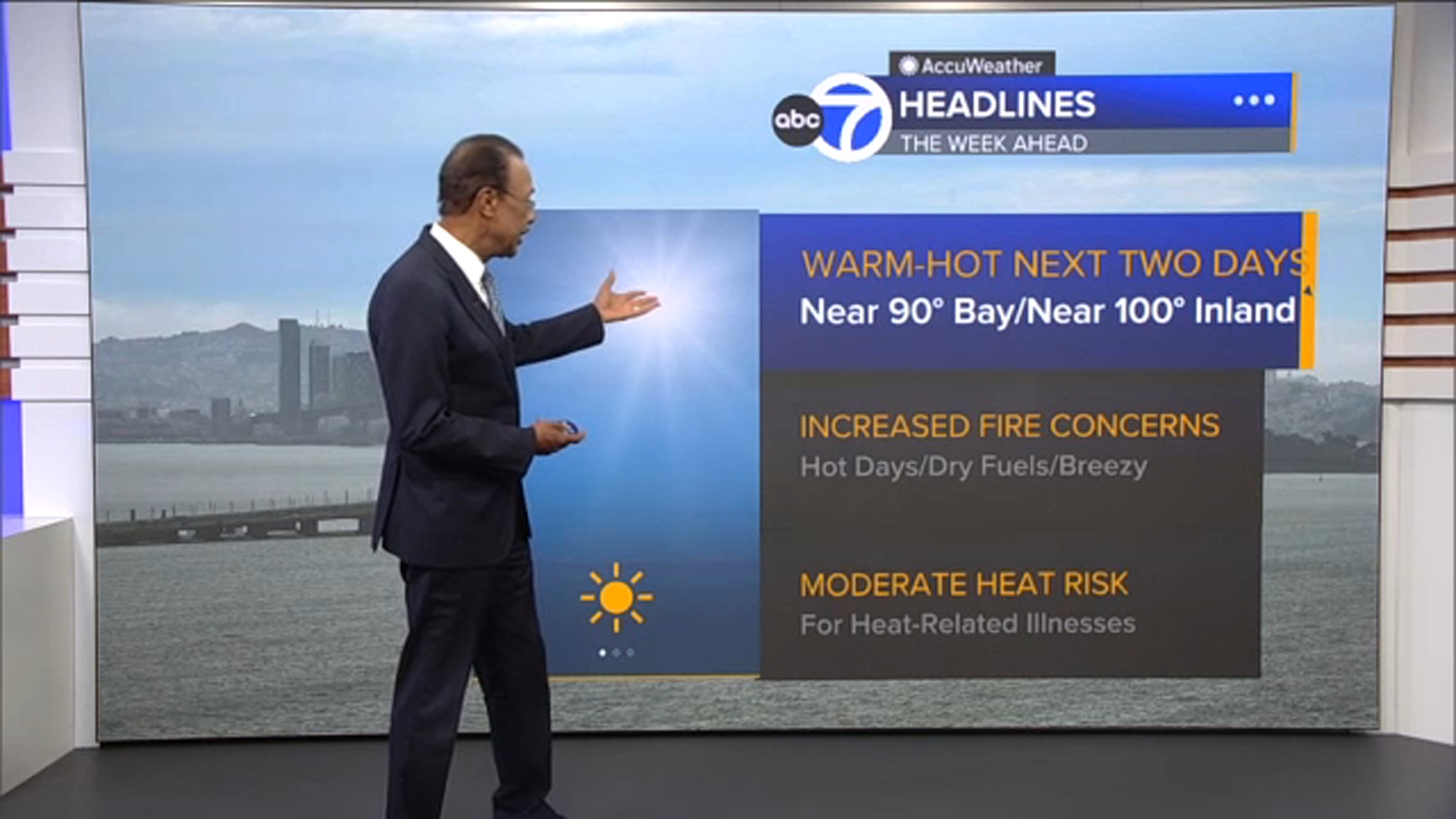 AccuWeather Forecast: Muggy conditions continue; heat spike for next 2 days