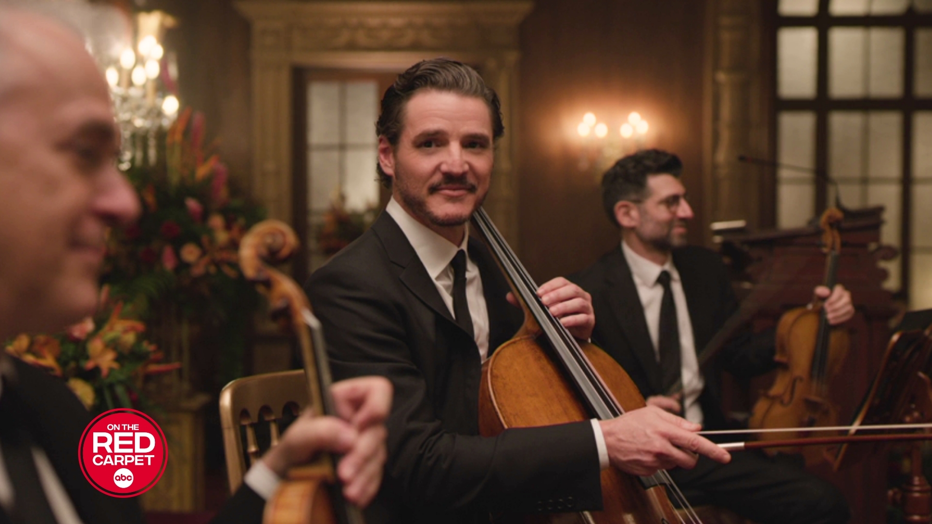 Pedro Pascal plays a cellist in the new movie 'Behemoth!,' Olivia Wilde and Will Arnett also star