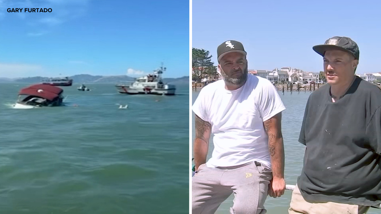 'It was a scene from the Titanic': Fishermen recall rescuing passengers from sinking boat in SF Bay