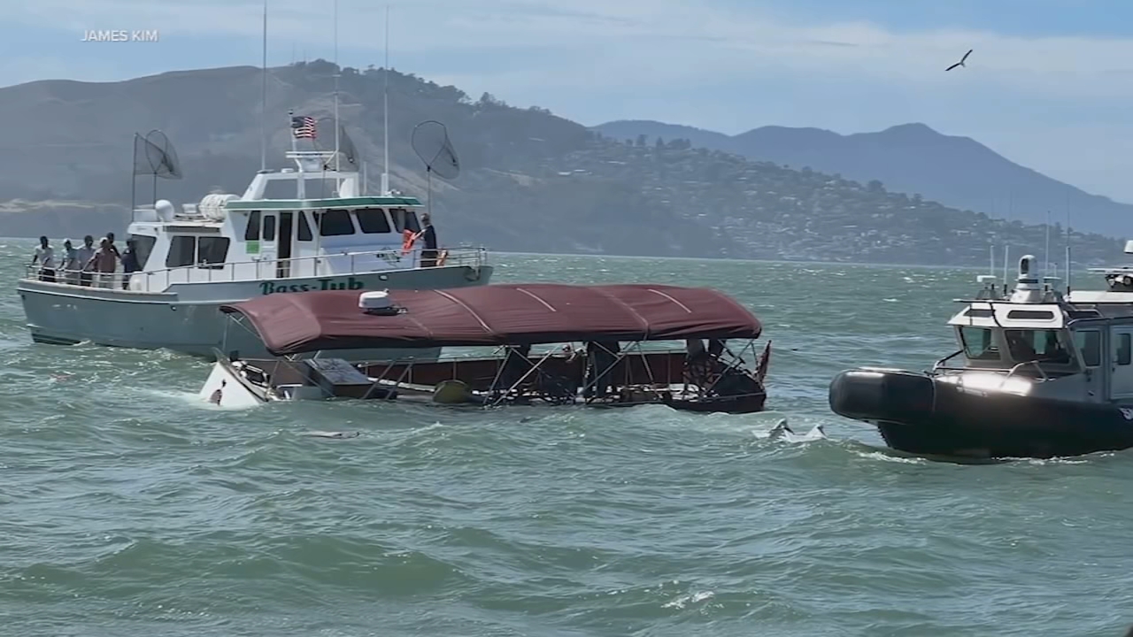 Search suspended for 3 missing after deadly boat capsizing on SF Bay with family spreading ashes