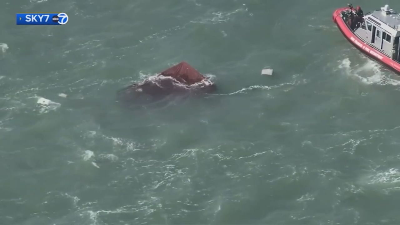 Search suspended for missing after deadly boat capsizing on SF Bay with family spreading ashes