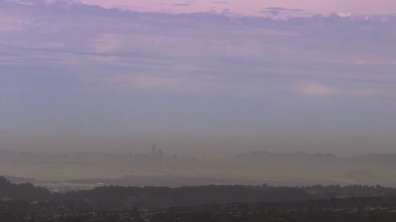 Monsoonal moisture bringing humid heat to Bay Area