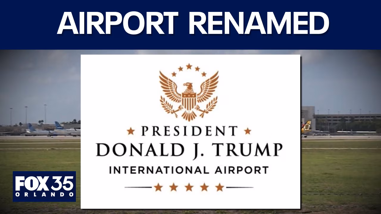 This Florida airport has a new name: President Donald J. Trump International Airport