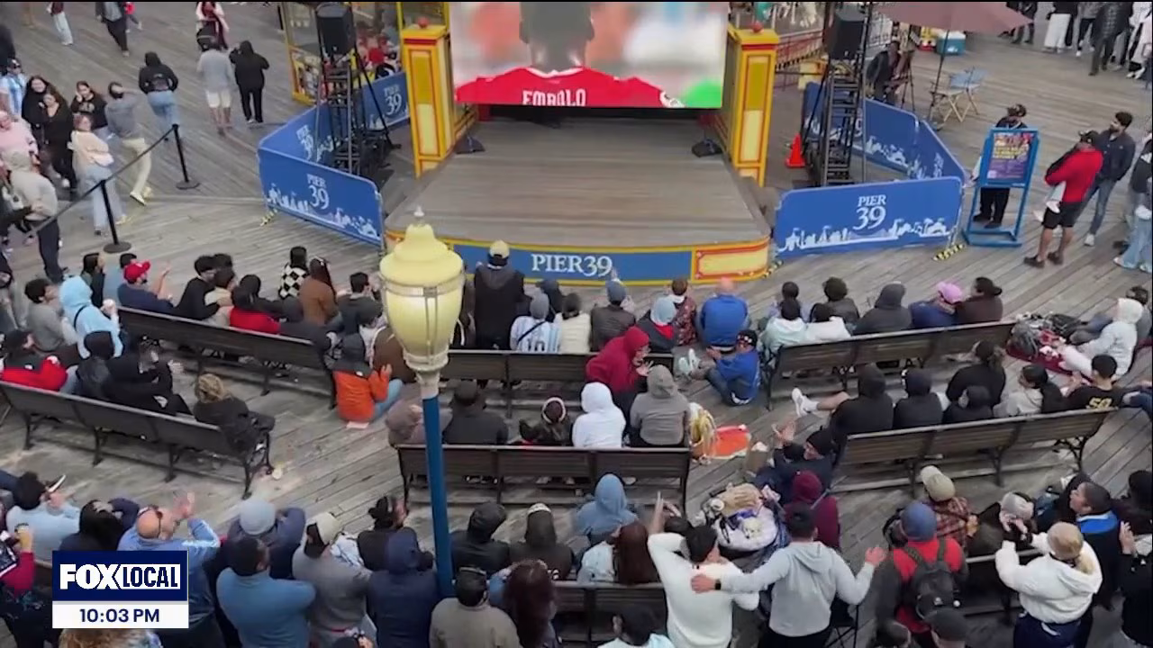 Argentina fans celebrate World Cup win at San Francisco’s Pier 39 watch party