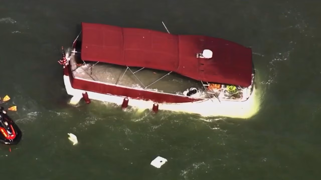 Alcatraz boat rescue: 17 people pulled from water