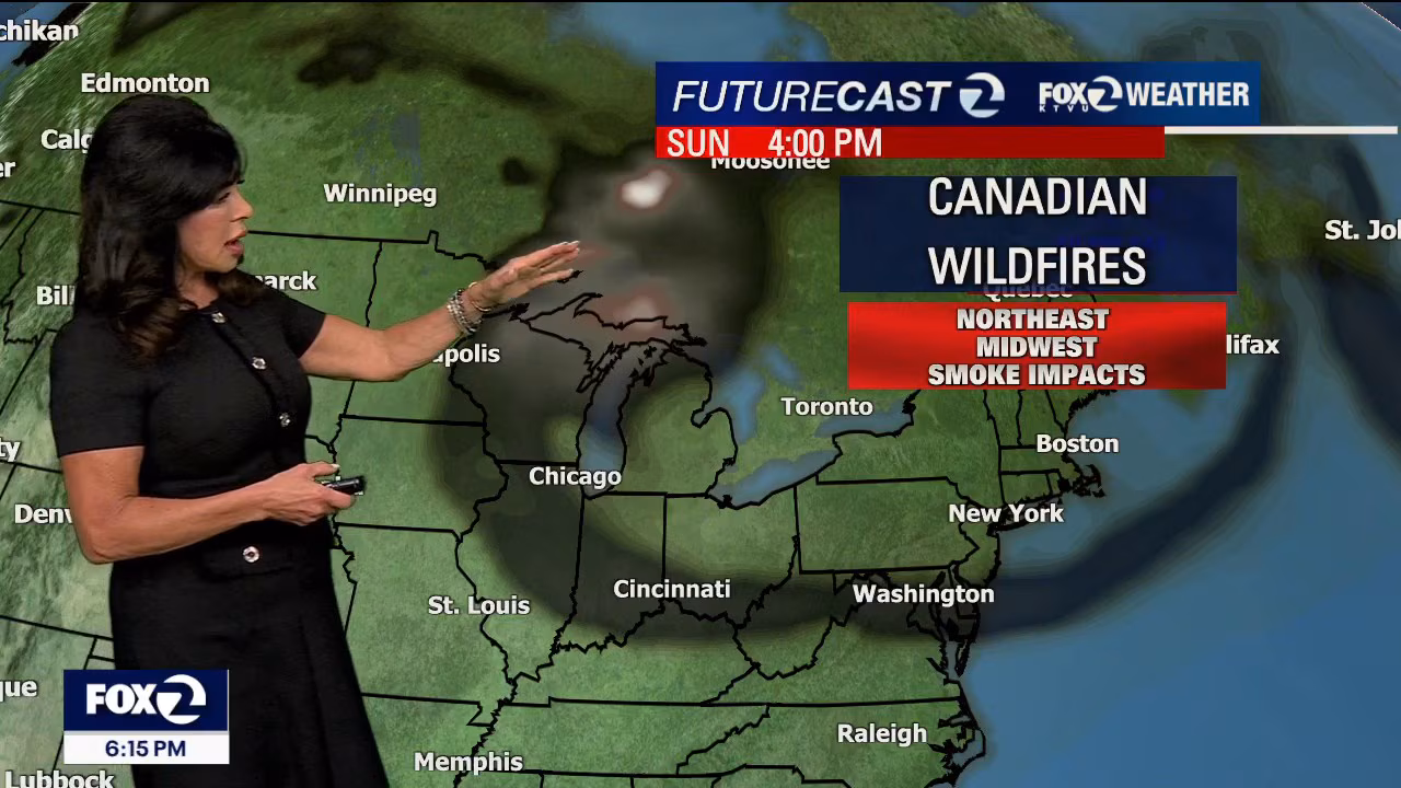 Tracking smoke, a tropical storm, higher humidity and temperatures!