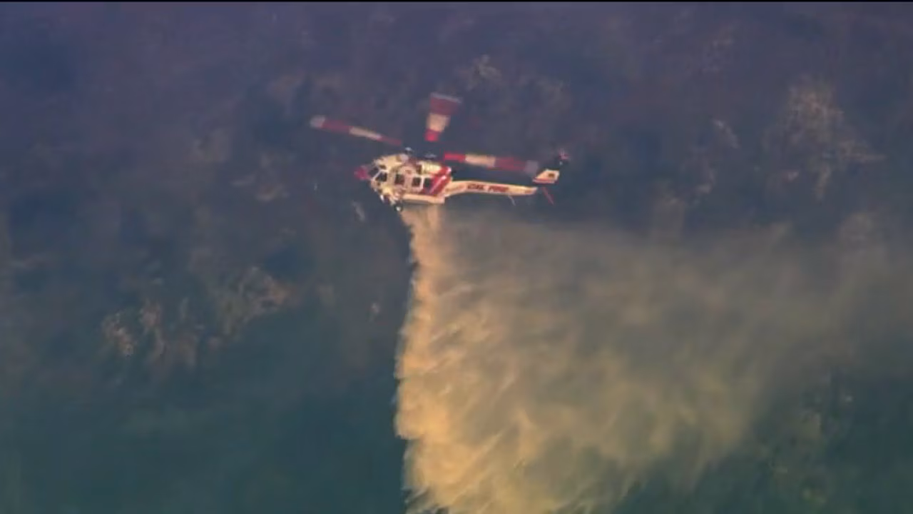 Morgan Fire burns near Clayton